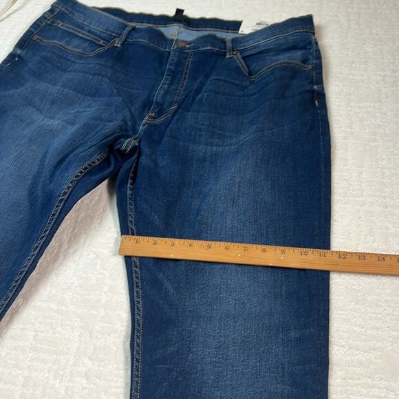 New! Alfani Straight Leg medium wash stretch blue jeans 40x32 - Picture 9 of 11